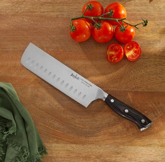 JoyJolt® 7" High Carbon Steel Nakiri Knife